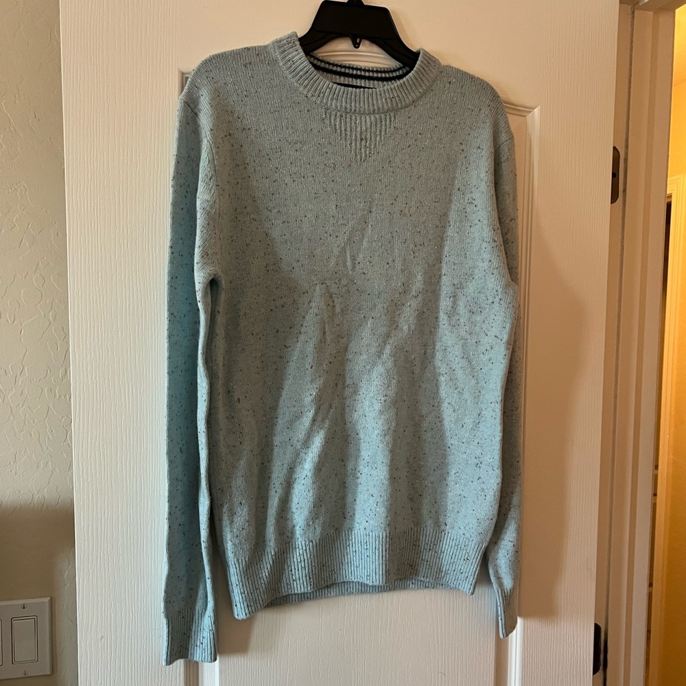 Scotch & Soda Speckled Light Blue Crewneck Sweater